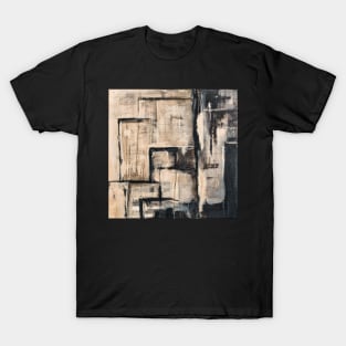 Melancholy Days In The City - Print - Original Painting T-Shirt